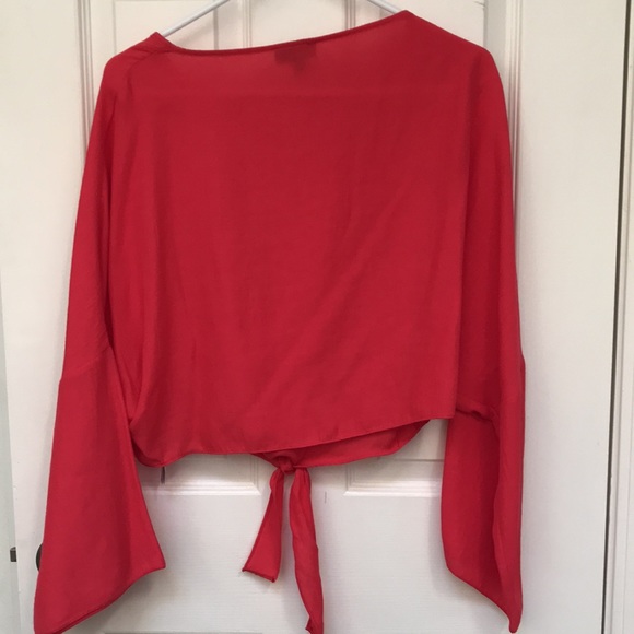 TopShop cropped blouse size US6 - Picture 2 of 5